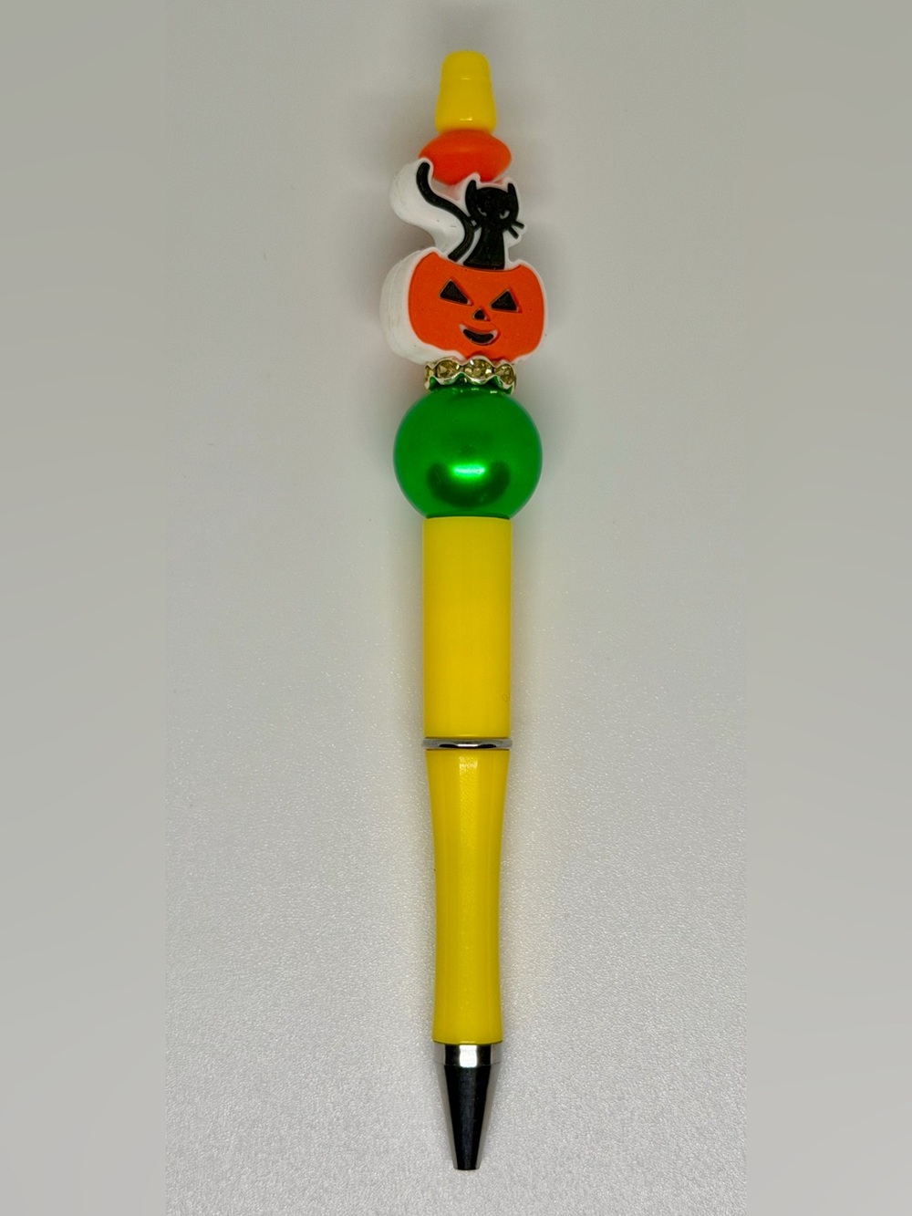 Halloween Pumpkin with Kitty Pe